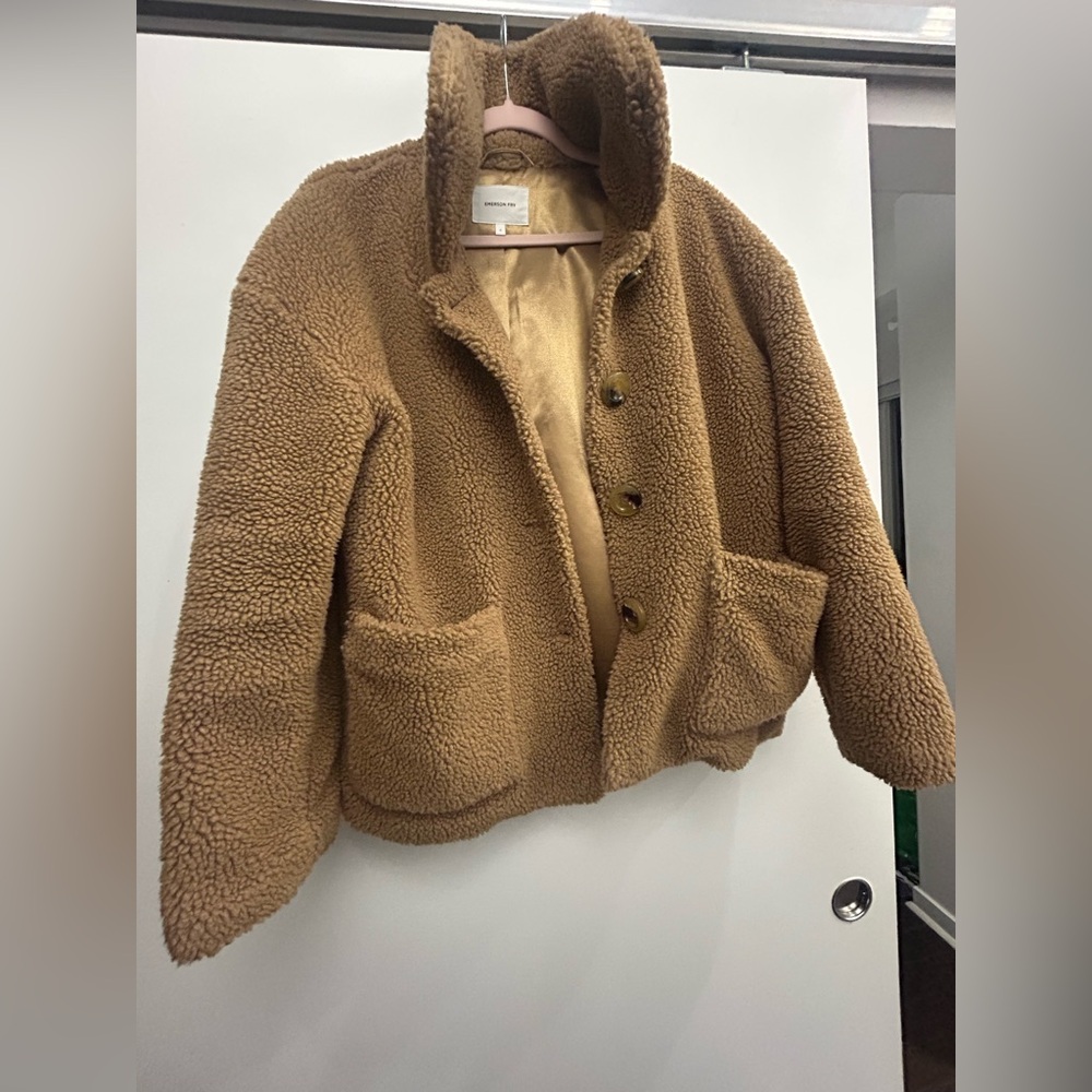Italian fabric - Emerson Fry, coat/thick sweater. Oversized SML, faux fur style - Picture 10 of 16